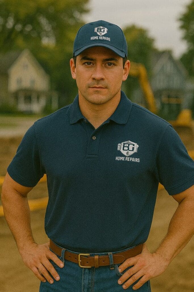 Jerry Adams of BG Home Repairs standing confidently, representing trusted local home repair and project management services in Bowling Green, Kentucky